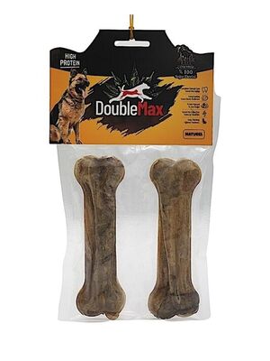 DoubleMax - Doublemax Preslenmiş Kemik Natural 15 cm 2 Adet