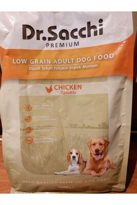 Dr. Sacchi - Dr. Sacchi Premium Düşük Tahıllı Tavuklu Yetişkin Köpek Maması 2 Kg