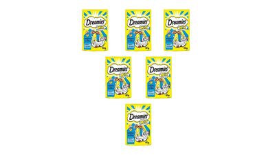 Dreamies - Dreamies Kedi Ödülü Mix Somonlu Peynirli 60 Gr X 6