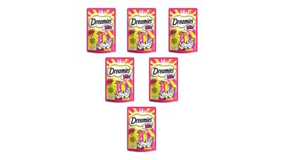 Dreamies - Dreamies Mix Iç Dolgulu Sığır Etli Ve Peynirli Kedi Ödül 60 Gr X 6