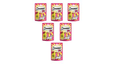 Dreamies - Dreamies Mix Iç Dolgulu Sığır Etli Ve Peynirli Kedi Ödül 60 Gr X 6