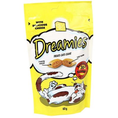 Dreamies - Dreamies Peynirli Kedi Ödülü 60 Gr - 6 Adet