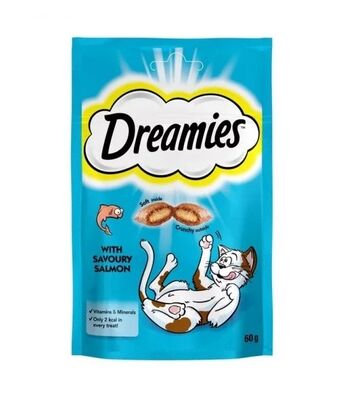 Dreamies - Dreamies Somonlu Kedi Ödülü 60 Gr