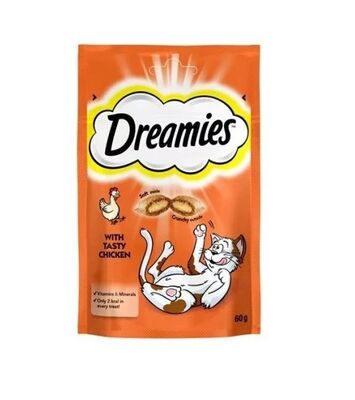 Dreamies - Dreamies Tavuklu Kedi Ödülü 60 Gr