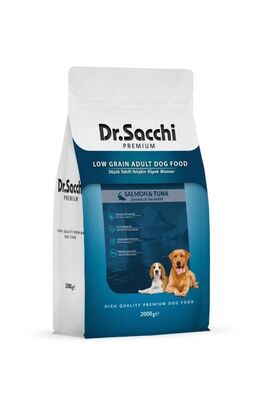 Dr. Sacchi - Dr.sacchi Premium Düşük Tahıllı Somonlu Yetişkin Köpek Maması 2 Kg