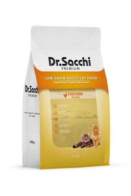 Dr. Sacchi - Dr.sacchi Premium Düşük Tahıllı Tavuklu Kedi Maması 1,5 Kg