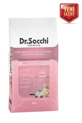 Dr. Sacchi - Dr.sacchi Premium Düşük Tahıllı Yavru Kedi Maması 10kg