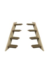 DUVAR MERDİVEN 65 CM SAĞ SOL ( 2 AD ) - Thumbnail