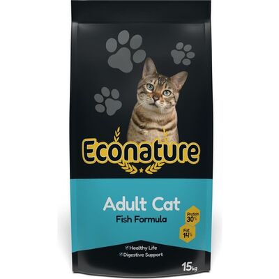 Econature - EcoNature Balık Etli Yetişkin Kedi Maması 15 KG