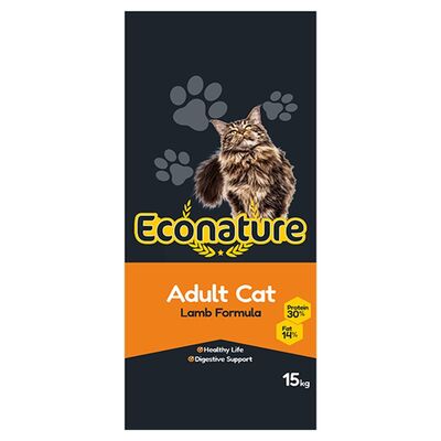 Econature - EcoNature Lamb Kuzu Etli Yetişkin Kedi Maması 15 Kg