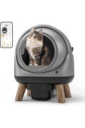 els pet Otomatik Koku Kontrollü Akıllı Kedi Tuvaleti 10 Kg Kedilere Kadar Uygundur - Thumbnail