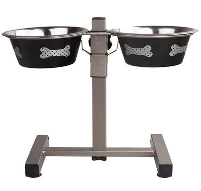 EURODOG - Euro Dog 3 Qt Ayaklı Mama Su Kabı Seti