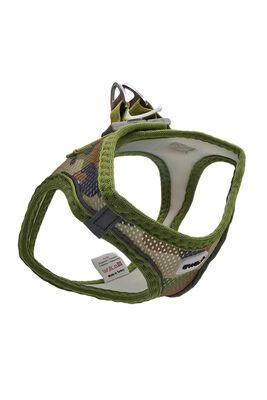 EWOX - Ewox Air Mesh Yeşil Kamuflaj Desenli Göğüs Tasması M