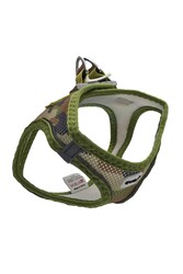 Ewox Air Mesh Yeşil Kamuflaj Desenli Göğüs Tasması S - Thumbnail