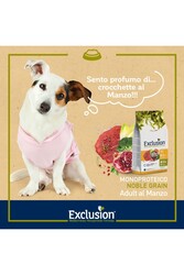 Exclusion Monoprotein Düşük Tahıllı Sığır Etli Ve Narlı Küçük Irk Yetişkin Köpek Maması 2 Kg - Thumbnail