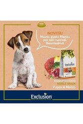 Exclusion Monoprotein Sığır Etli Ve Narlı Düşük Tahıllı Orta Irk Yavru Köpek Maması 12kg - Thumbnail