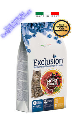 Exclusion - Exclusion Monoprotein Sığır Etli Ve Narlı Düşük Tahıllı Yetişkin Kedi Maması 12kg