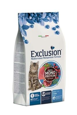 Exclusion - Exclusion Monoprotein Ton Balıklı Düşük Tahıllı Yetişkin Kedi Maması 12 Kg