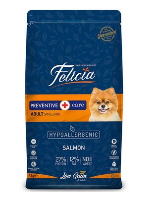 Felicia - Felicia Düşük Tahıllı Somonlu Küçük Irk Yetişkin Köpek Maması 3 kg