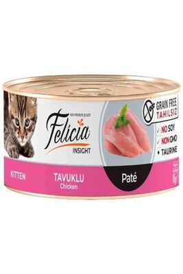 Felicia - Felicia Kıyılmış Tavuklu Yavru Kedi Konservesi 85 gr
