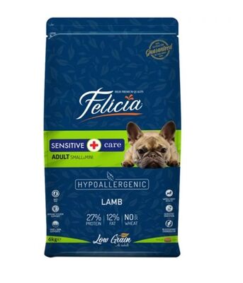 Felicia - Felicia Düşük Tahıllı Küçük ve Orta Irk Kuzulu Yetişkin Köpek Maması 3 Kg