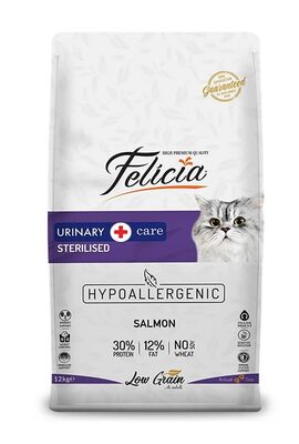 Felicia - Felicia Düşük Tahıllı Somonlu Light Kısır Kedi Maması 12 kg