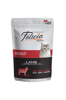 Felicia - Felicia Yaş Kedi Maması Tahılsız Kuzulu 85 Gr