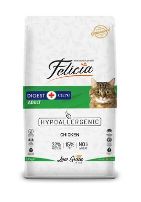 Felicia - Felicia Düşük Tahıllı Tavuklu Hamsili Yetişkin Kedi Maması 12 kg