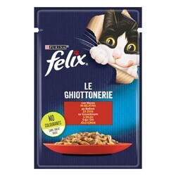 Felix Pouch Le Ghiottonerie Sığır Etli Yaş Kedi Maması 85 Gr - Thumbnail