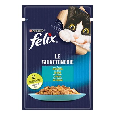 Felix - Felix Pouch Le Ghiottonerie Ton Balıklı Yaş Kedi Maması 85 Gr