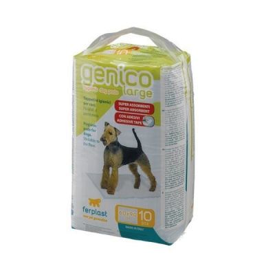 Ferplast - Ferplast Genico Large Köpek Tuvalet Eğitim Pedi 60x90 cm 10 Adet
