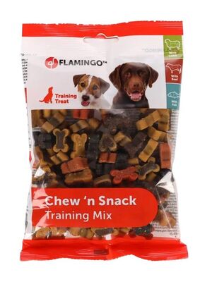 Flamingo - Flamingo Chew'n Bones Karışık Köpek Eğitimi Ödül Bisküvisi 150 gr