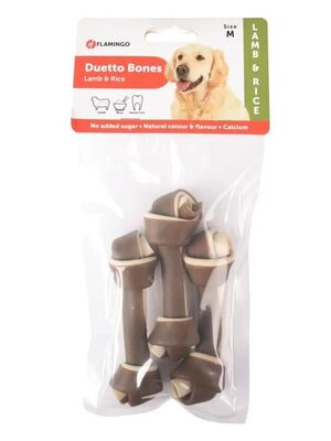 Flamingo - Flamingo Duetto Bones Kuzulu Dental Kemik 3'lü 120 gr