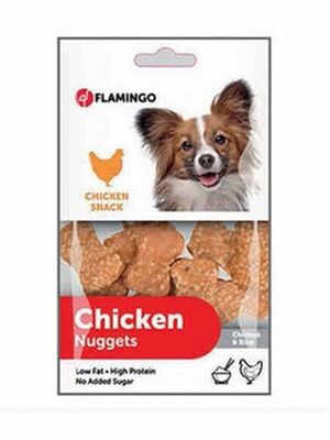 Flamingo - Flamingo Hapki Chicken Nuggets Tavuk Ve Prinçli Köpek Ödülü 85 gr