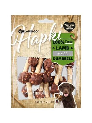 Flamingo - Flamingo Hapki Kuzulu Pirinçli Dumbell Köpek Ödülü 150gr