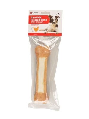 Flamingo - Flamingo Tavuk Eti Kaplı Kemik Köpek Ödülü 20 cm