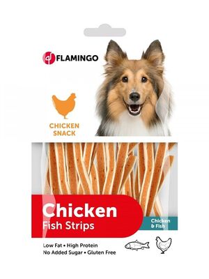 Flamingo - Flamingo Tavuklu Balıklı Stick Köpek Ödül 85 gr