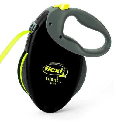 Flexi - Flexi Neon Otomatik Şerit Köpek Gezdirme Tasması GİANT LARGE 8m 50 Kg