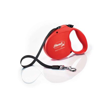 Flexi - Flexi Standard Otomatik İp Köpek Gezdirme Kayışı 5 Mt (Kırmızı) - Medıum