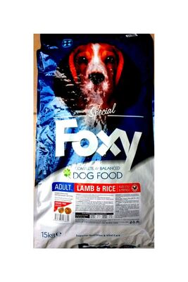 Foxy - Foxy Yetişkin Kuzu Etli Köpek Maması 15 Kg