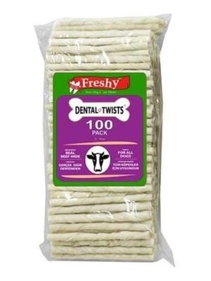 Freshy - Freshy Sütlü Burgu Kemik Köpek Ödülü 100 'lü
