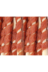 Freshy Lamb Twists - 10 adet kuzu etli burgu çubuk - 100g - taze et ile hazırlanmıştır - Thumbnail