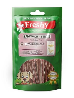 Freshy - Freshy Sandwich Ördekli Ve Morina Balıklı Sandviç Dilimleri. 80 gr