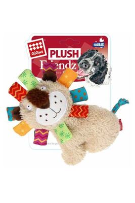 Gigwi - Gigwi Plush Friendz Sesli Aslan Köpek Oyuncak 17 cm x 11 cm x 4 cm