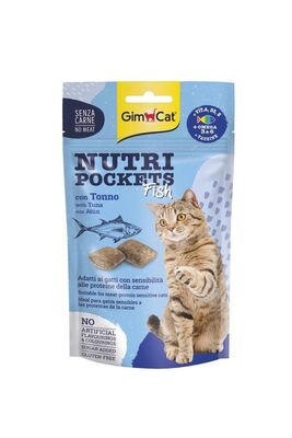 Gimcat - Gimcat Kedi Ödül Tableti Np Fish With Tuna 60 gr