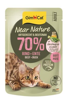 Gimcat - Gimcat Near Nature Sığır Etli&Ördekli 85 Gr