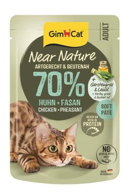 Gimcat - Gimcat Near Nature Tavuklu&Sülün Etli 85 Gr