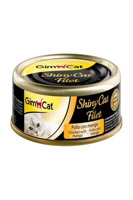 Gimborn - Gimcat Shinycat Fileto Kedi Maması -tavuk Mango 70gr
