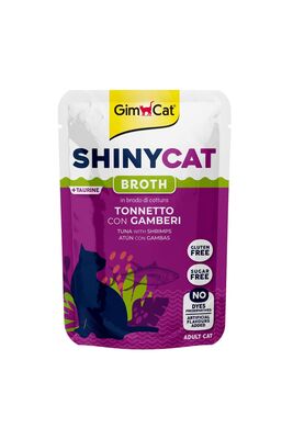 Gimcat - Gimcat Shinycat Pouch Tuna with Shrimps 70 gr - Ton Balıklı Karides Pouch 70 gr