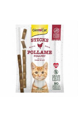 Gimcat - Gimcat Sticks Tavuklu Çiğerli Kedi Ödül Çubukları 20 Gr